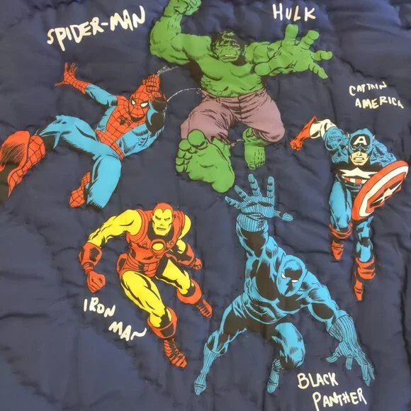Pottery Barn Kid- Marvel Heroes Sleeping Bag mono removed - Picture 5 of 5